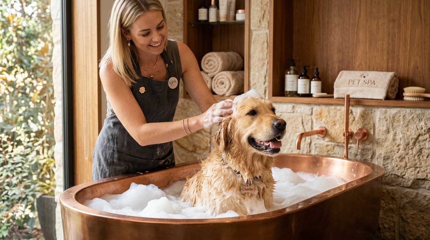 Capa do projeto Paws & Co. — Boutique & Pet Spa